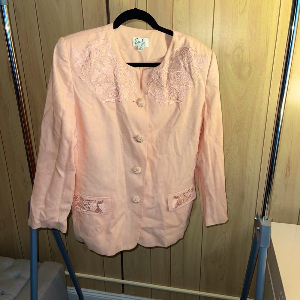Pink Blazer suit jacket